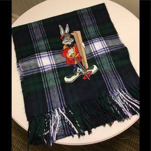 Bugs Bunny Ski Plaid Scarf